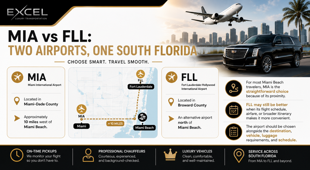 mia vs fll limo service