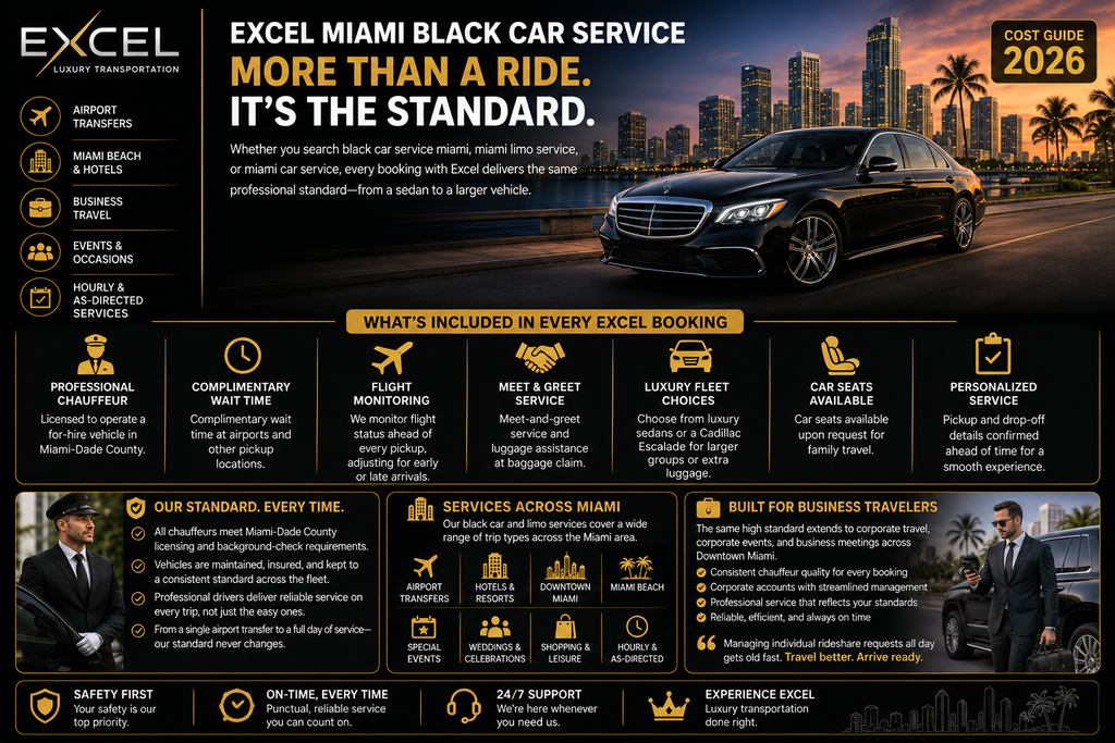 black car service miami