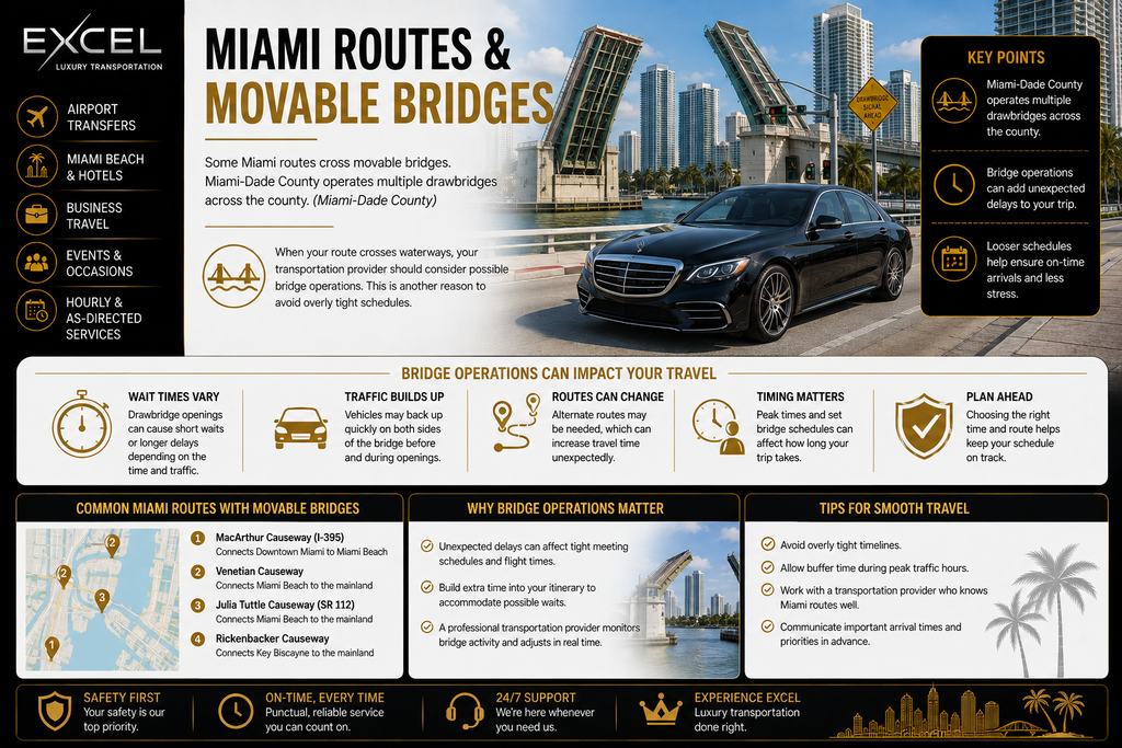 miami wedding transportation