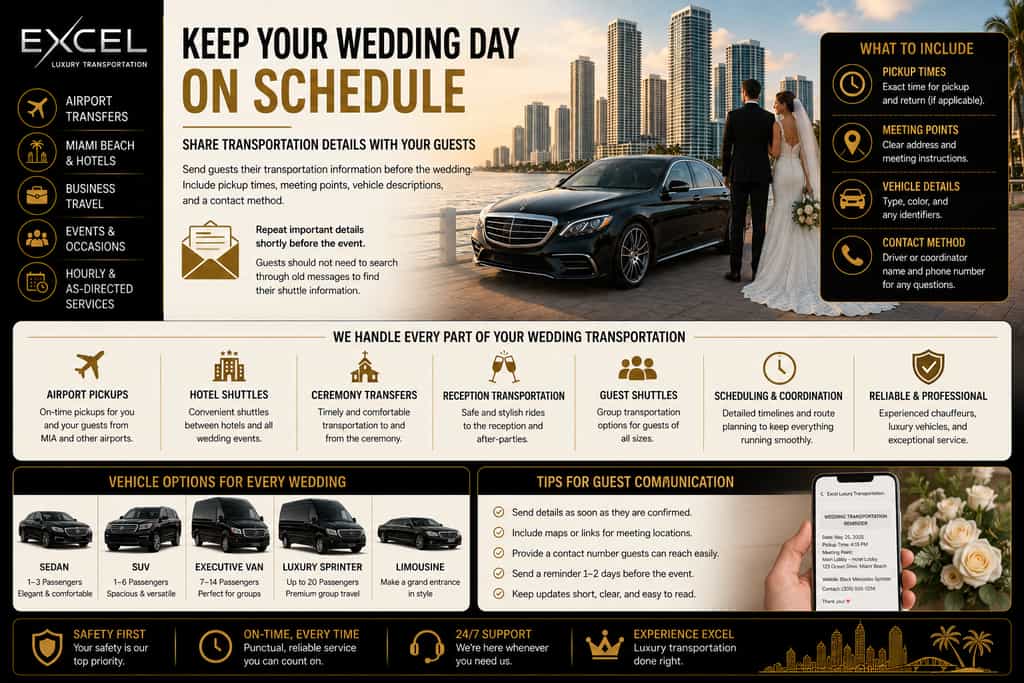 wedding transportation guide